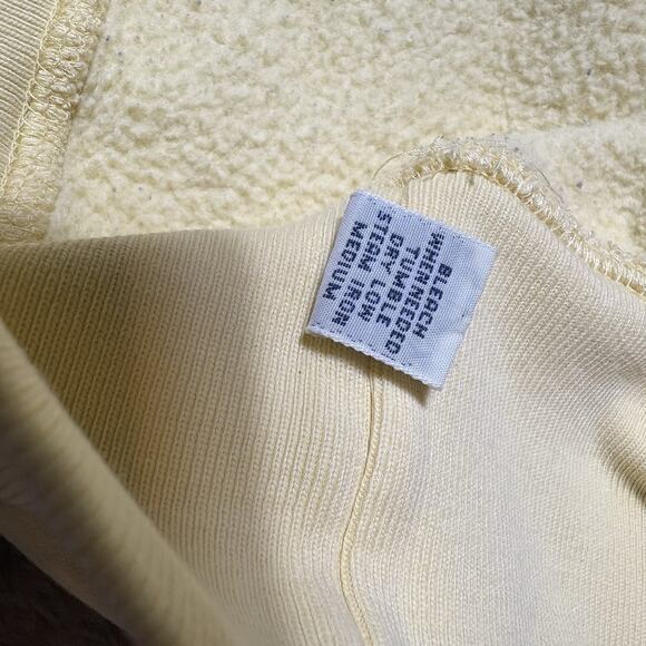 Polo Ralph Lauren Crewneck Pullover Sweatshirt Yellow Men’s Size L Y2K Preppy - Picture 8 of 11
